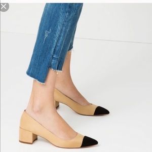 Zara cap toe heel size 38